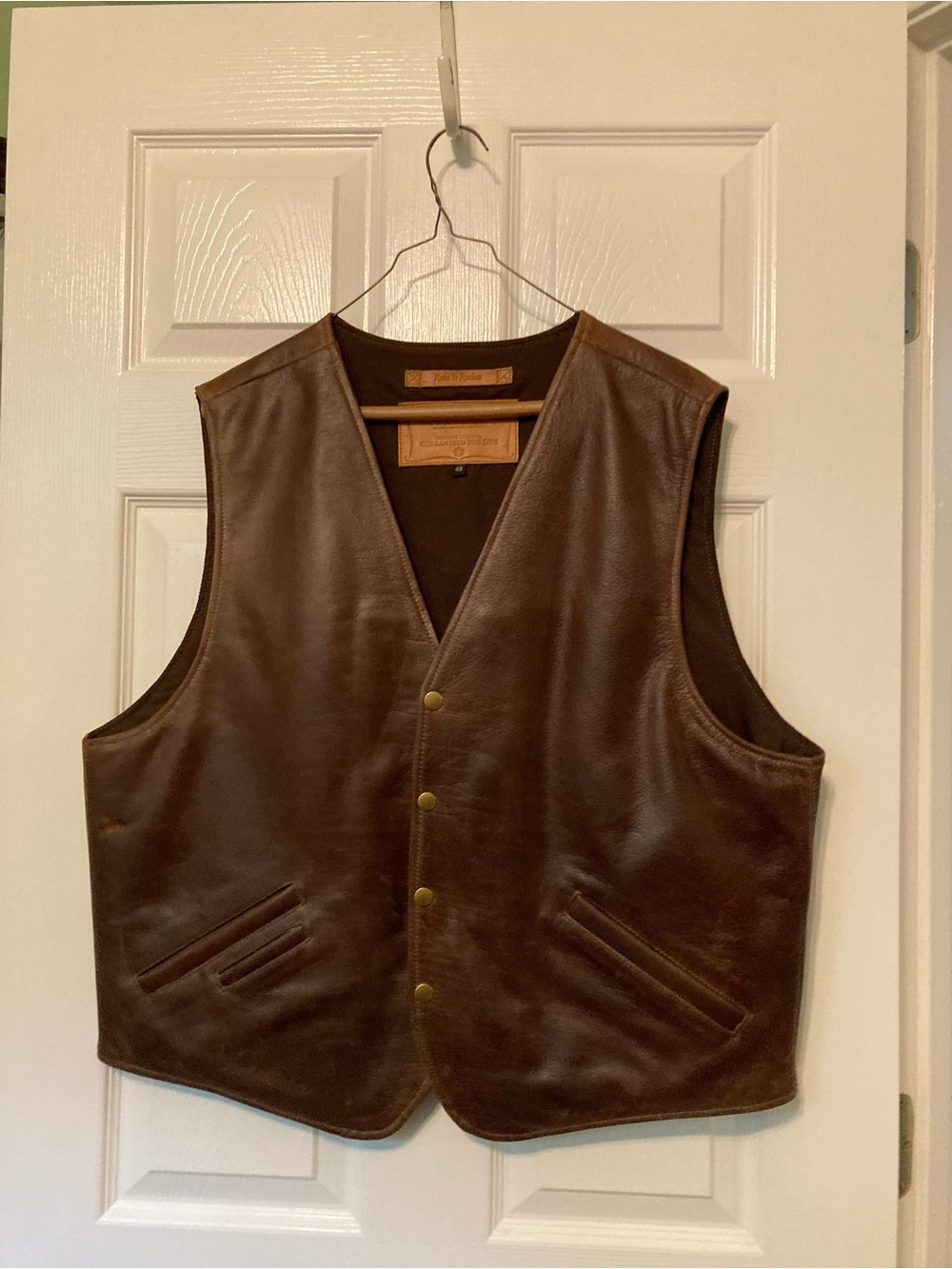 Vintage Coronado Classic Brown Leather Vest